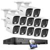 ANNKE 3K Security Camera System, 32 Channel 3K Lite AI DVR and 12pcs 5MP Outdoor IP67 Weatherproof CCTV Cameras with Smart Color Night Vision, Built-in Mic, AI Human/Vehicle Detection, 2TB Hard Drive view 1