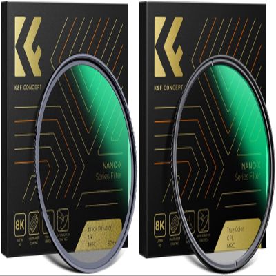 49mm Black Mist 1/4 & CPL Filters Kit for Camera Lens Diffusion Mist Effect Filter, Circular Polarizing Filter Set