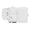 4 Core IP65 Waterproof Wall Mount Fiber Optic Terminal Box, Sturdy ABS Construction, Easy Installation, Centralized Fiber Management for Indoor Outdoor Use view 3