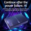 10400mAh Mini UPS Power Supply, Uninterruptible Power Supply Support Device Power, 36W USB 5V DC 5V 9V 12V POE 15V 24V 6 Outlets, Backup Power Supply for Camera Router (US view 3