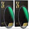 58mm Black Mist 1/4 & CPL Filters Kit for Camera Lens Diffusion Mist Effect Filter, Circular Polarizing Filter Set view 1