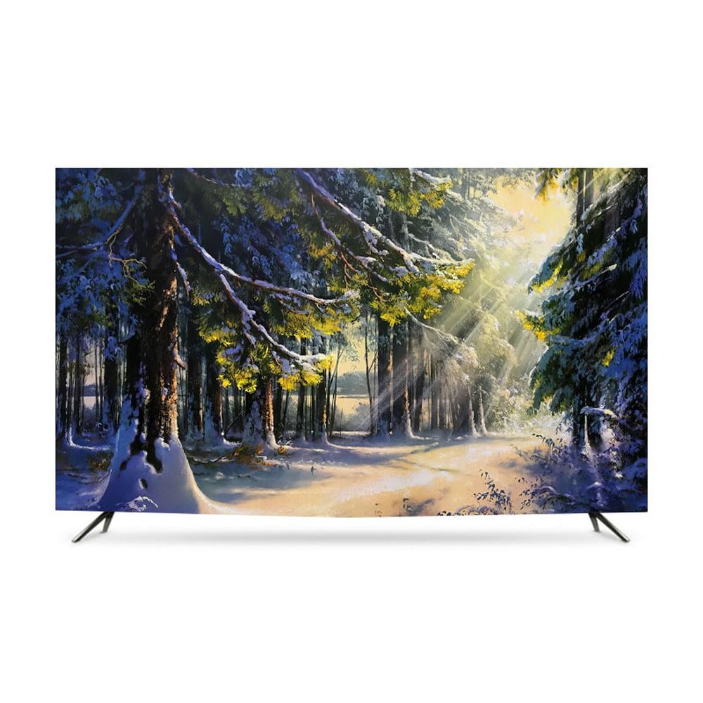 TV Dust Cover,Oil Painting Patterns, LCD TV Dust Cover,24 Inch,43 Inch,55 Inch,65 Inch,70 Inch,85 Inch(Size:48IN,Color:C)