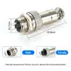 100 Sets GX12 2Pins Aviation Connector Panel Mount Circular Metal Adapter Male Female Plug Socket 125V 7A (2P) view 3