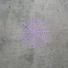Decal Stickers of Spider Web (Lavender Purple) (Set of 2) Luxury Weatherproof Vinyl Decal Stickers for Laptop Desktop Smartphone Car Dirt Bike Wall Room Mason Jar Bathtub - USCVER10j7874LA view 2