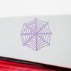 Decal Stickers of Spider Web (Lavender Purple) (Set of 2) Luxury Weatherproof Vinyl Decal Stickers for Laptop Desktop Smartphone Car Dirt Bike Wall Room Mason Jar Bathtub - USCVER10j7874LA view 4