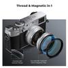 Black Mist Diffusion 1/4 Filter+ Lens Hood+ Lens Cap Kit (3 PCS) for Fujifilm X100 Series Camera X100/X100F/X100S/X100T/X100V/X100VI view 3