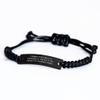 Funny Amateur Radio Enthusiast Gifts, Adjustable Black Rope Bracelet Birthday Presents from Friends to Family, 'I Might Look Like I'm Listening To You But In My Head I'm Amateur Radio', Rope Gifts view 2