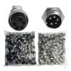 GX12, 5-Pin, Panel-Mount, Circular Connector, Male & Female, 7A 125V view 1
