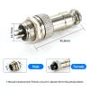 GX12, 5-Pin, Panel-Mount, Circular Connector, Male & Female, 7A 125V view 3