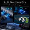 BRE NUC N9NP Mini PC, 13th Gen Core i3-N305 (up to 3.8GHz), 8GB DDR4 RAM 256GB M.2 SSD, UHD Graphics, Support Triple Display/2 x 2.5GbE I226-V/6 x USB Ports/WiFi 6/BT 5.2 for Home/Office view 4
