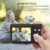 4K 64MP Digital Camera for Photography, Compact Autofocus 18x Zoom Camera with 2.8 Inch Screen, Fill Light, Time Lapse Video Small Vlogging Camera for Kid Student Children Teen view 4