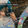 Azgqswr Military Smart Watch for Men with 1.52 HD Waterproof Answer/Make Call,Outdoor Smart Watch with Heart Rate,SpO2,Sleep Monitoring Compatible with iOS and Android view 2