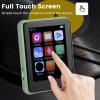 128GB MP3 Player with Bluetooth, 2.4 Inch Full Touchscreen MP3 Music Player, with Speaker, Voice Recorder, E Book, Up to 512GB, with Earphones (Green) view 2