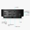 HP Docking Station for Laptop Dual Monitor and Charging Bundle - HP USB-C G5 Dock with 120W AC Adapter, HDMI & DP Cable & USB-C Cable view 2