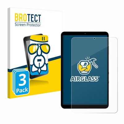 brotect Glass Screen Protector Film Compatible with Alldocube iPlay 60 Mini Turbo (3 Pack) - Glass-Foil Protection [Scratch Resistant, High Clarity]