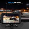 AUTO-VOX Wireless Backup Camera for Car Easy Install: No Delay 5" HD 1080P Rear View Camera with Clear Night Vision 2 Channels, IP69K Waterproof Back Up Camera System for Truck, Pickup, SUV, Van - W12 view 2