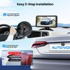 AUTO-VOX Wireless Backup Camera for Car Easy Install: No Delay 5" HD 1080P Rear View Camera with Clear Night Vision 2 Channels, IP69K Waterproof Back Up Camera System for Truck, Pickup, SUV, Van - W12 view 3