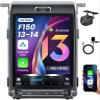 [8Core 4GB+64GB] Car Radio Stereo for Ford F150 2013 2014: Android 13 12.1 Inch Touch Screen with CarPlay Android Auto 5G WiFi GPS Bluetooth FM AM DSP SWC 1080P Backup Camera (Support OTA Upgrade) view 1