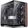 FOIFKIN M9 PC Case -Wood Walnut Front Pane, Pre-Installed 7 NoLED Fan, ATX Mid-Tower Gaming PC Case, 270 Panoramic Glass, Type-C, Black, FOIFKIN (Black, 7 NoLED Fans) view 1
