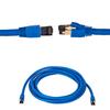 SATMAXIMUM 0.5ft Cat8 SFTP Ethernet Patch Cable 26AWG, Pure Copper, Shielded, High-Speed 40Gbps Data Transfer, 2000MHz Bandwidth, for Servers, Gaming, and Networking Blue view 1