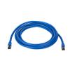 SATMAXIMUM 0.5ft Cat8 SFTP Ethernet Patch Cable 26AWG, Pure Copper, Shielded, High-Speed 40Gbps Data Transfer, 2000MHz Bandwidth, for Servers, Gaming, and Networking Blue view 3