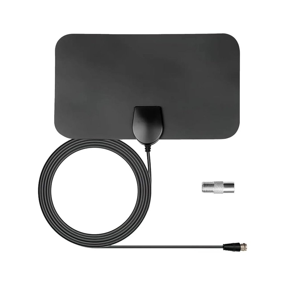 ZBJBinCH Indoor TV Aerial Antenna, TV Antenna, Booster with Strong Signal, 4K HD Digital Antenna with 200 Miles Long Range Reception for Freeview Local Channels, Support All Television