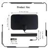 ZBJBinCH Indoor TV Aerial Antenna, TV Antenna, Booster with Strong Signal, 4K HD Digital Antenna with 200 Miles Long Range Reception for Freeview Local Channels, Support All Television view 4