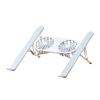 Aluminium Alloy Laptop Stand, Dual Fan Cooling, 6.8~14.8 cm Height Adjustable, Folding Storage, Support up to 21' Laptop view 1
