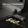 KingSpec MemoStone 2TB External SSD, USB 3.2 Gen2 Dual Type A/C Interface - Up to 540MB/s, Portable Solid State Drive Perfectly Compatible with Smartphones/Laptops/Tablets/Desktops view 2