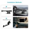 Adjustable Suction Cup Bracket Mount for Carplay Screen, Only Compatible with 7 Inch 9 Inch Portable Carplay Screen view 4