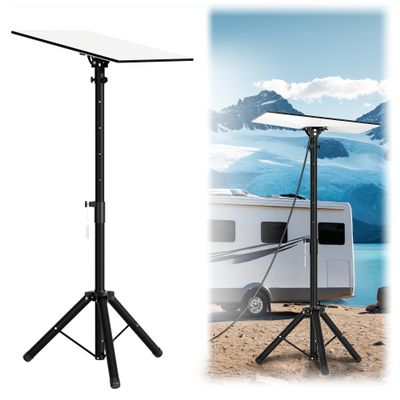 Starlink Gen 3 Tripod Mount, Adjustable Height and Tilt for Better Signal, Satellite Internet Kit Pole Mounting Kit with Starlink Pipe Adapter, Compatible with Starlink Standard & Enterprise Dish