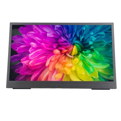 15.6 Inch Touchscreen Display, USB C, Small HDMIPortable Display, Dual Stereo Speakers for Business Meetings, Thin Portable Design for On The