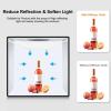 50cm Foldable LED Light Box, Portable Photo Studio, 3 Lighting Modes + 10 Levels of Brightness + 12 Solid Color Backgrounds, Indoor Photography Equipment view 4