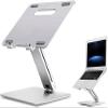 aiqiua Laptop Stand for Desk, Ergonomic Adjustable, Portable Hollow-Carved Aluminum Alloy Computer Stand with 10 to 15.6 Inches Notebook Computer view 4