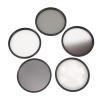 5PCS Camera Lens Filter Kit, CPL Filter, ND8 Filter, GND Filter, Macro Filter and 6 Point Star Filter, Optical Glass Complete Lens Filter Accessory Kit, Anti Scratch Fingerprint view 1