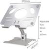 aiqiua Laptop Stand, Adjustable Multi-Angle Stand, Aluminum Alloy Ergonomic Portable Computer Notebook Stand with 10 to 15.6 Inches Notebook Computer(Black) view 2