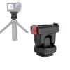 Action Camera Gimbal Adapter Mount Compatible for DJI Osmo Action 5 Pro/4/3 Magnetic Quick Release Tripod Mount, 1/4"-20 and Cold Shoe Mount Adapter for Tripod Selfie Stick PTZ DSLR Camera view 1