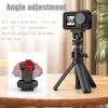 Action Camera Gimbal Adapter Mount Compatible for DJI Osmo Action 5 Pro/4/3 Magnetic Quick Release Tripod Mount, 1/4"-20 and Cold Shoe Mount Adapter for Tripod Selfie Stick PTZ DSLR Camera view 3