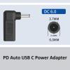 100W 6.3 X 3.0 mm Plug DC Power USB C Adapter, DC Barrel Connector 6.3x3.0mm USB C Adapter Made for Toshiba Satellite A70-00V, A70-KL1, A70-S209, A70-S2491, A70-S259 Series view 2