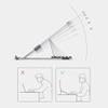 aiqiua Laptop Stand, Foldable Laptop Stand, 5-Level Height Adjustable Ergonomic with 10 to 15.6 Inches Notebook Computer(Black) view 2