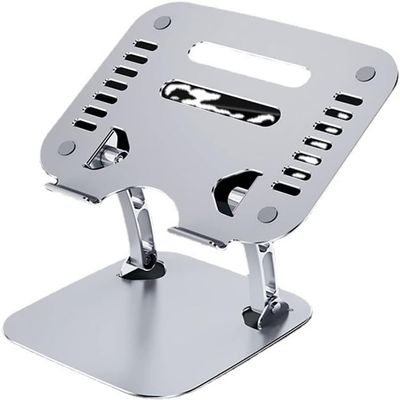 aiqiua Adjustable Laptop Stand, Foldable Portable Computer Stand, Aluminum Alloy Ergonomic Laptop Holder with 10 to 15.6 Inches Notebook Computer