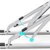 aiqiua Laptop Stand for Desk, Aluminum Alloy Computer Stand Holder, Ergonomic Adjustable Notebook Stand with 10 to 15.6 Inches Notebook Computer view 4