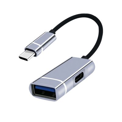 Hxyxbnhno Ultra-Fast USB C Docking Station Type C to USB3.0 + PD Charging 5Gbps Multiple Data Converter Hub Splitter