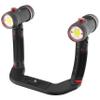 Sea Dragon Duo 6000F Color Boost Set for Underwater Photos and Video, Two Powerful 3000 Lumen Lights, Adjust Color Temperature and Brightness Control view 2