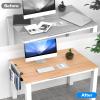 Desk Side Laptop Holder - Desk Side Storage, Adjustable Deskside Laptop Storage, Hangable Desk Laptop Storage | Desk Side Hangable Laptop Organizer, No Drill Side Desk Organizer for Office and Home view 4