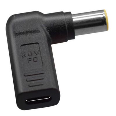 100W USB-c Female to DC 19V 6.3x3.0mm Adapter, DC Barrel Connector 6.3x3.0mm USB C Adapter Made for Toshiba Satellite A70-00V, A70-KL1, A70-S209, A70-S2491, A70-S259 Series