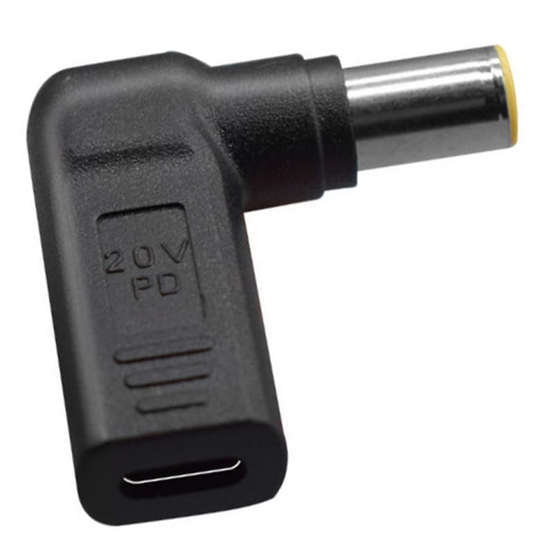 100W USB-c Female to DC 19V 6.3x3.0mm Adapter, DC Barrel Connector 6.3x3.0mm USB C Adapter Made for Toshiba Satellite A70-00V, A70-KL1, A70-S209, A70-S2491, A70-S259 Series