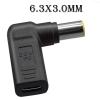 100W USB-c Female to DC 19V 6.3x3.0mm Adapter, DC Barrel Connector 6.3x3.0mm USB C Adapter Made for Toshiba Satellite A70-00V, A70-KL1, A70-S209, A70-S2491, A70-S259 Series view 2