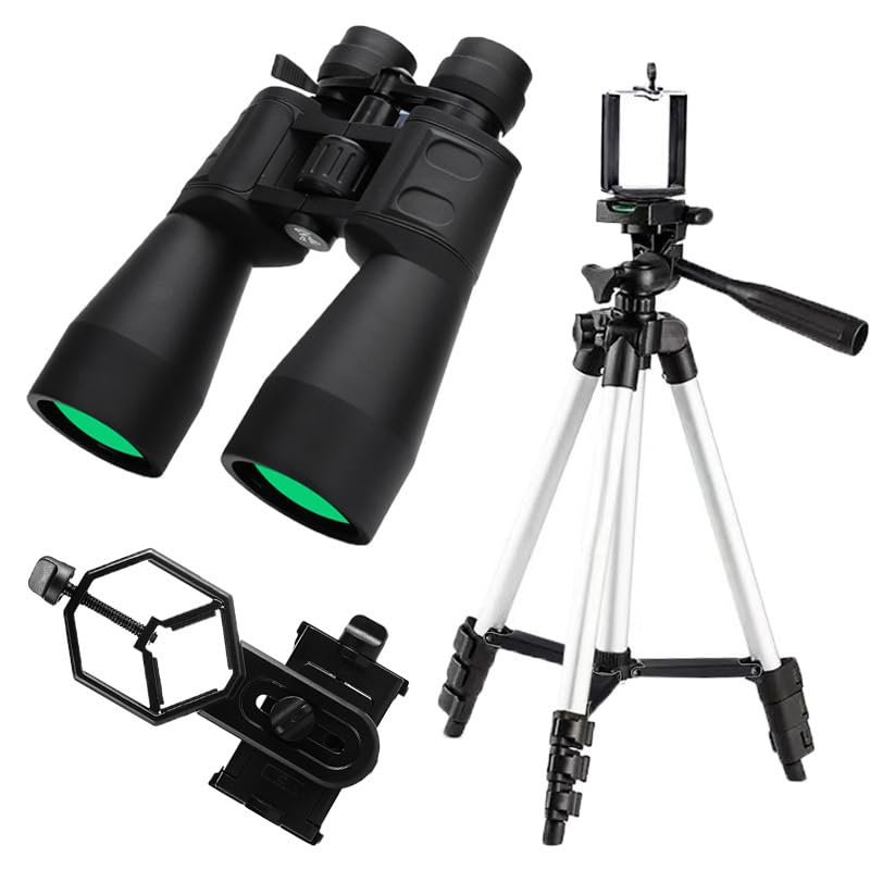 Binoculars Telescope 10-380x100 Powerful Binoculars Long Range Telescope Zoom HD BAK4 High Magnification Professional for Hunting,6