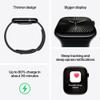 Apple Watch Series 10 [GPS, 42mm] - Jet Black Aluminum Case with Ink Sport Loop (Renewed) view 2